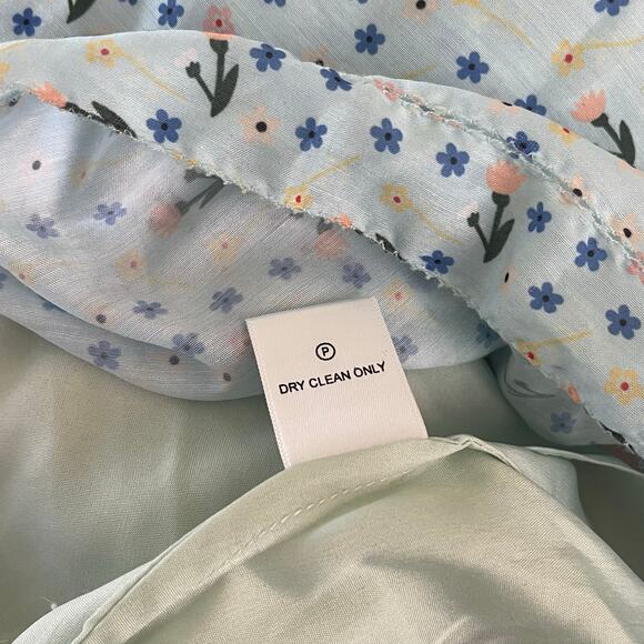 NWT Ivy City Co Emily Spring Patchwork Dress Milkmaid Cottagecore Size Medium - Picture 12 of 12